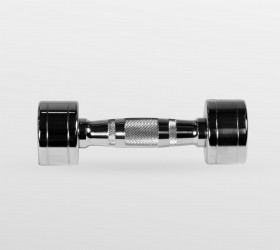 BRONZE GYM Гантель хромированная 3 кг