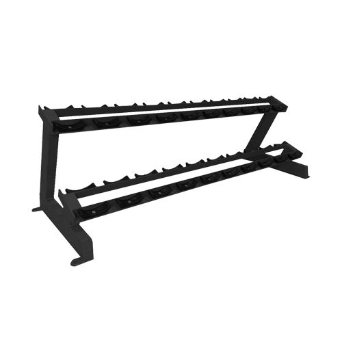 BRONZE GYM AL-402 Стойка для гантелей (10 пар)
