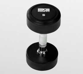BRONZE GYM Гантель обрезиненная 5 кг