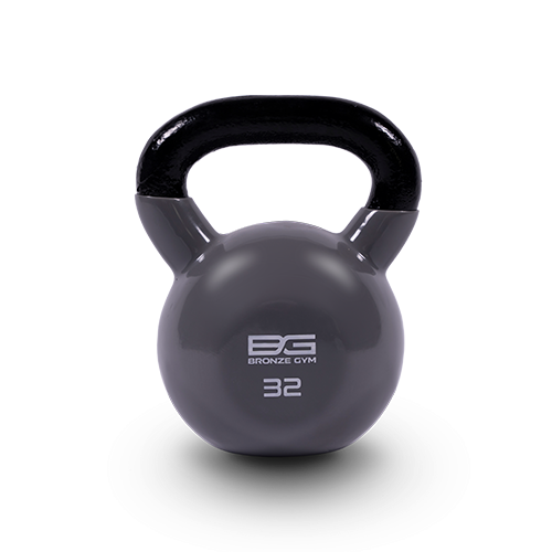 Гиря BRONZE GYM в виниловой оболочке 32 кг